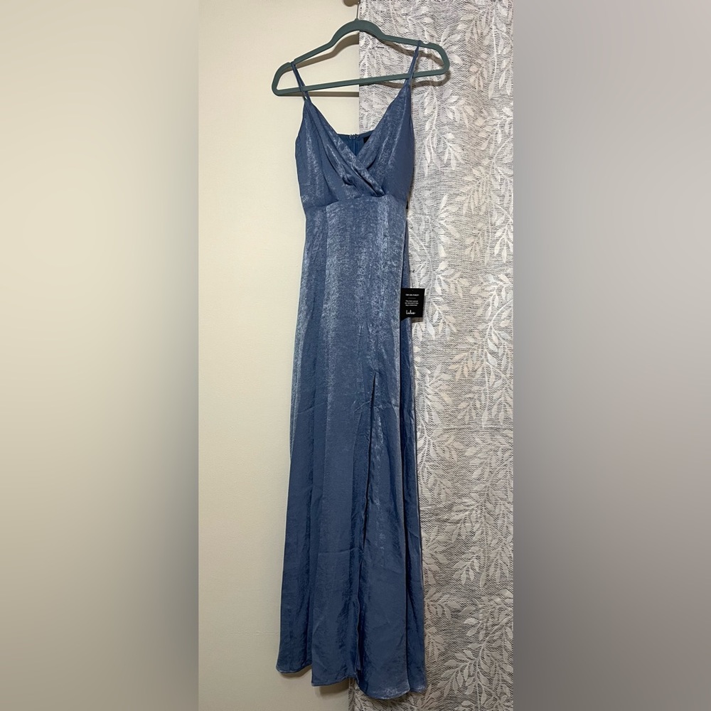 Lulus Floor Length Blue Dress